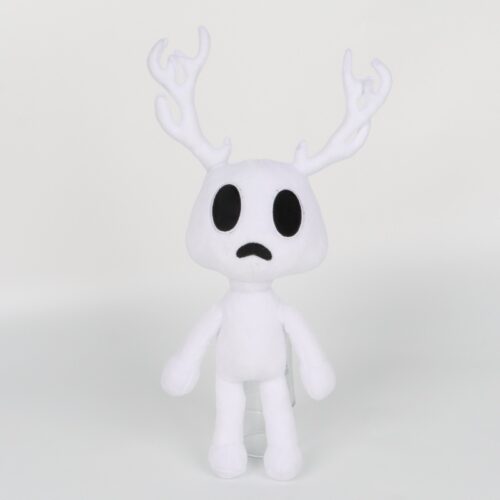 White Antlered Monster Plush