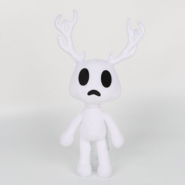 White Antlered Monster Plush